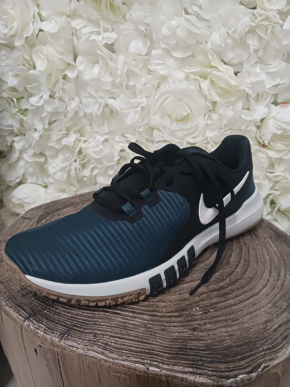 Nike Men's Black & Teal Training Shoe